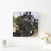Grand Canyon Railway steam engine 4960 Quadratische Wanduhr (Zuhause)