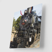 Grand Canyon Railway steam engine 4960 Quadratische Wanduhr (Winkel)