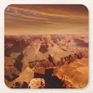 Grand Canyon Rechteckiger Pappuntersetzer