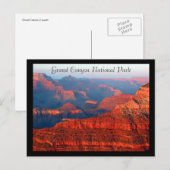 Grand Canyon Red np Postkarte (Vorne/Hinten)