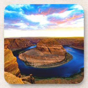 Grand Canyon Red Rocks und Blue Water Beautiful Getränkeuntersetzer