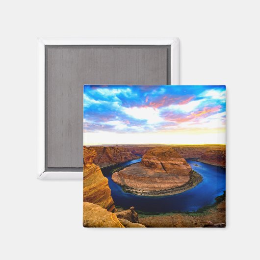 Grand Canyon Red Rocks und Blue Water Beautiful Magnet (Vorderseite/Rückseite)