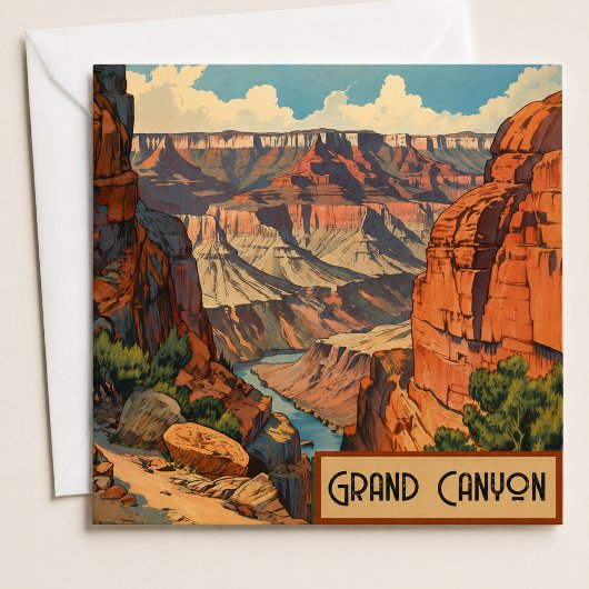 Grand Canyon Retro Reisedesign