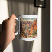 Grand Canyon Retro Reisedesign Kaffeetasse
