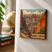 Grand Canyon Retro Reisedesign Magnet