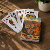 Grand Canyon Retro Reisedesign Spielkarten