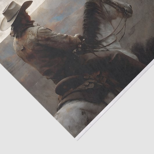 Grand Canyon Rider Decoupage Seidenpapier (Ausschnitt)