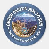 Grand Canyon Rim to Rim (rd) Magnet (Vorne)