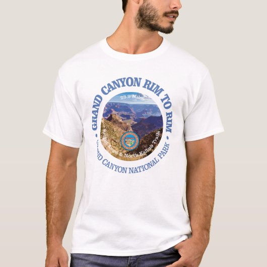 Grand Canyon Rim to Rim (rd) T-Shirt (Vorderseite)