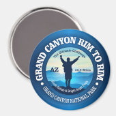Grand Canyon Rim to Rim (V) Magnet (Vorderseite/Rückseite)