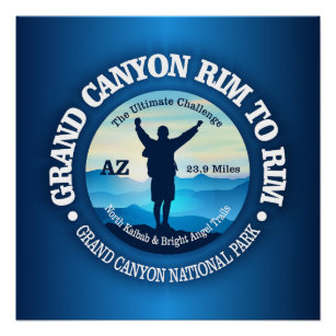Grand Canyon Rim to Rim (V) Poster