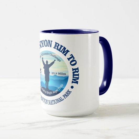 Grand Canyon Rim to Rim (V) Tasse (VorderseiteRechts)