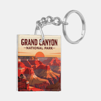 Grand Canyon Rim to Rim Wanderer Leistung Schlüsselanhänger