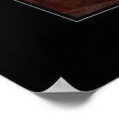 Grand Canyon River 4853 Black Poster (Ecke)