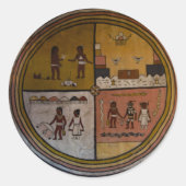 Grand Canyon Runder Aufkleber (Vorderseite)