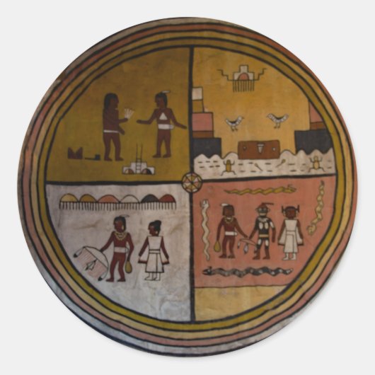 Grand Canyon Runder Aufkleber (Vorderseite)