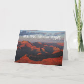 Grand Canyon Schöne Landschaft Birthday Karte (Vorderseite)