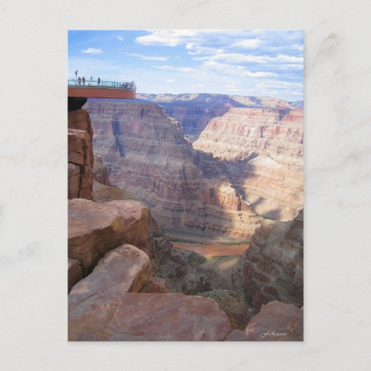 Grand Canyon / Skywalk Postkarte (Vorderseite)