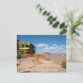 Grand Canyon Skywalk Postkarte (Stehend Vorderseite)