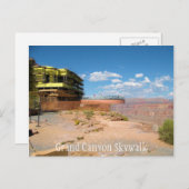 Grand Canyon Skywalk Postkarte (Vorne/Hinten)