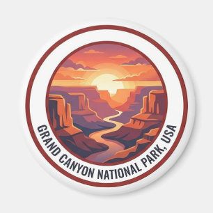 Grand Canyon Sonnenuntergang Reise Magnet
