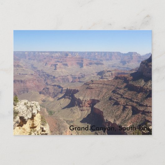 Grand Canyon, South Rim Arizona Post Card Postkarte (Vorderseite)