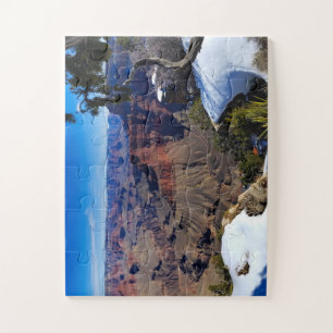 Grand Canyon South Rim mit Schneepuzzle Puzzle