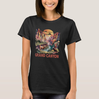 Grand Canyon South Rim Naturliebhaber-Abenteuer Gr T-Shirt
