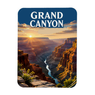 Grand Canyon South Rim Sonnenuntergang Reise Magnet
