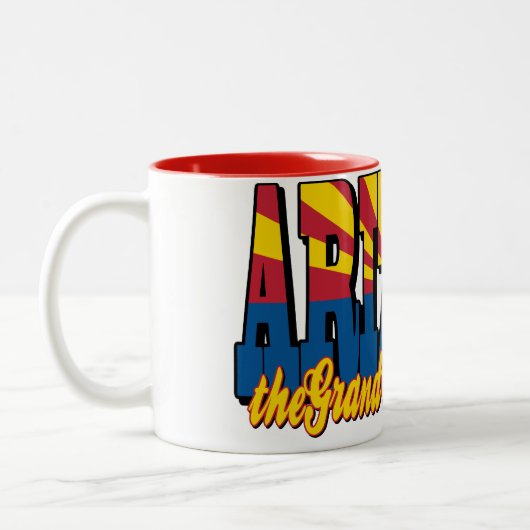 Grand Canyon Staat Zweifarbige Tasse (Links)