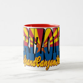 Grand Canyon Staat Zweifarbige Tasse