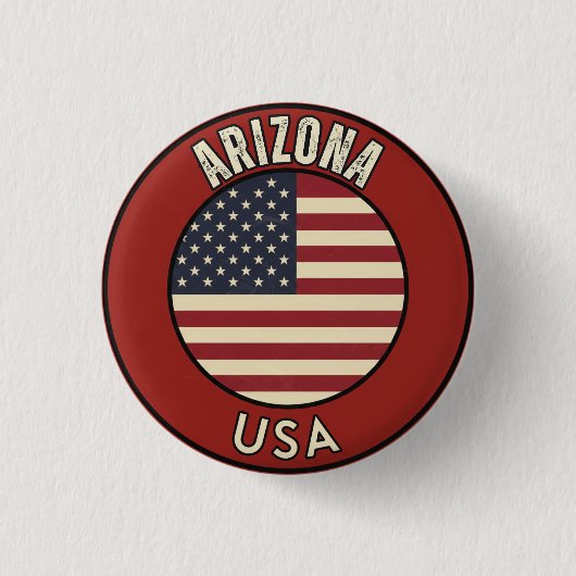 Grand Canyon State - Arizona Abenteuer Button (Vorderseite)