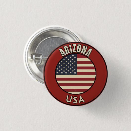 Grand Canyon State - Arizona Adventure Button (Vorne & Hinten)