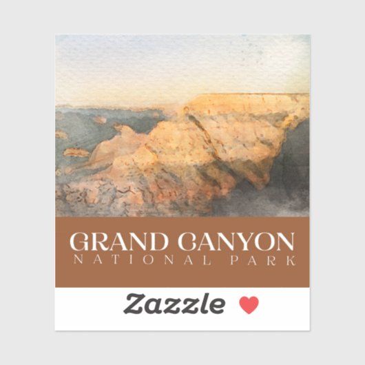 Grand Canyon Sticker, Nationalpark Decal Aufkleber (Blatt)