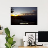 Grand Canyon Sunset 1 Poster (Heimbüro)
