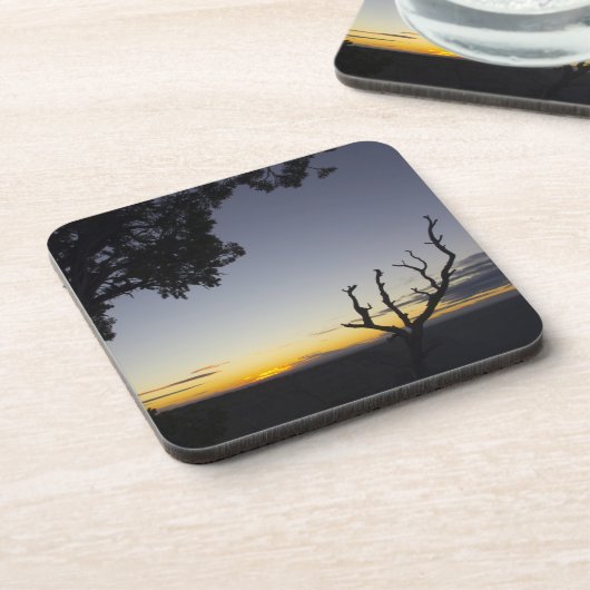 Grand Canyon Sunset Cork Getränkeuntersetzer (Linke Seite)