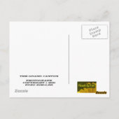 Grand Canyon Sunset Postcard 3 Postkarte (Rückseite)