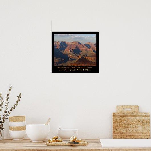 Grand Canyon Sunset Poster (Küche)