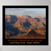 Grand Canyon Sunset Poster (Vorne)