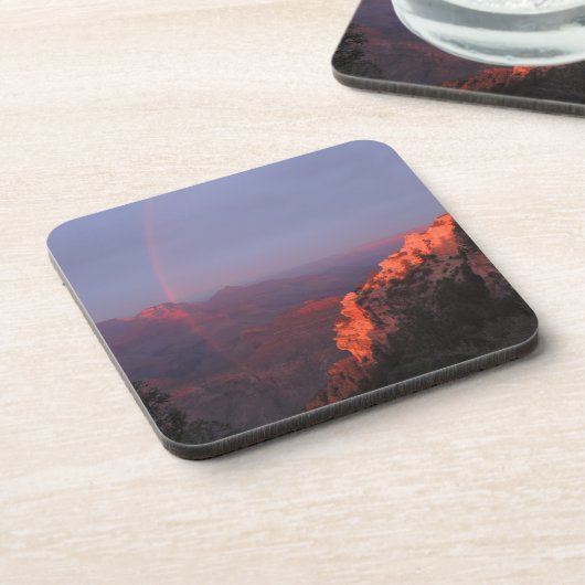 Grand Canyon Sunset Rainbow Untersetzer (Linke Seite)