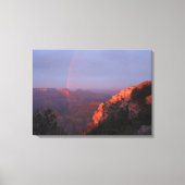 Grand Canyon Sunset Rainbow Wrapped Canvas Leinwanddruck (Vorderseite)