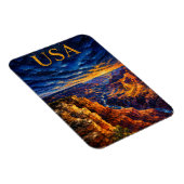Grand Canyon Sunset Souvenier Magnet (Rechte Seite)