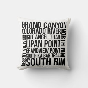 Grand Canyon Typografie - Arizona Kissen
