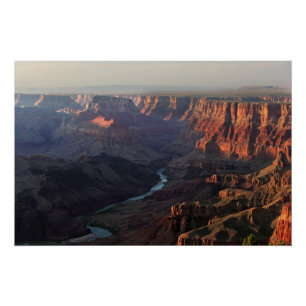 Grand Canyon und der Colorado in Arizona Poster