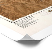 Grand Canyon und Vicinity Karte 1962 Poster (Ecke)