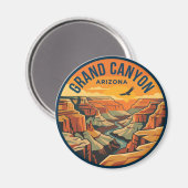 Grand Canyon USA Magnet (Vorderseite/Rückseite)