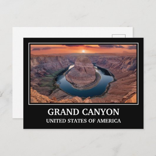 Grand Canyon USA Postcard Postkarte (Vorne/Hinten)