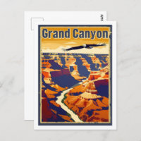 Grand Canyon USA Vintag Famous Travel Place