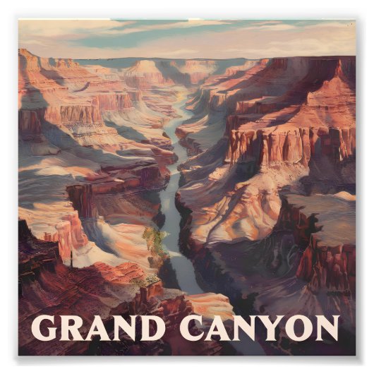 Grand Canyon USA vintage Fotodruck (Vorne)
