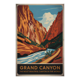 Grand Canyon Vintag Poster
